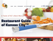 Tablet Screenshot of kcrestaurantguide.com